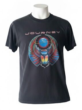 Journey 1982 Pine Knob Escape Tour Shirt Screen‎ Stars M Single Stitch NOS